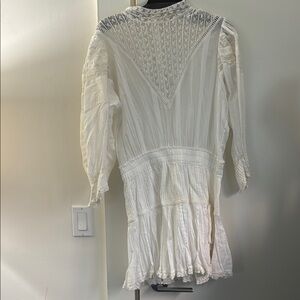 LoveShackyFancy White Bohemian Dress